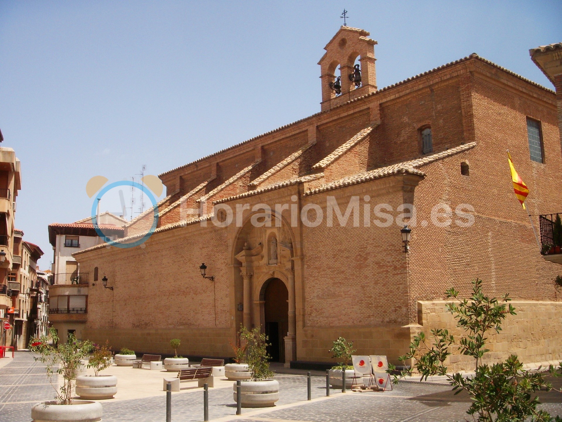 Horarios de Misas en la Iglesia de Nuestra Señora de La Esperanza Calanda Teruel